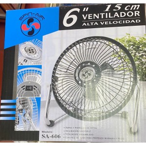 VENTILADOR SPIN-AIR SA-606 15CM