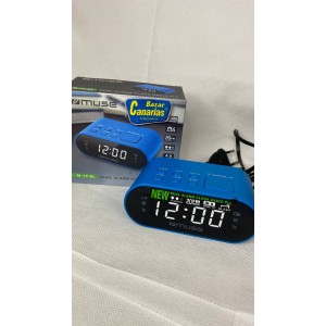 M-10 CR RADIO DESPERTADOR negro, azul, rojo 