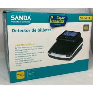 DETECTOR DE BILLETES SANDA SD-5333