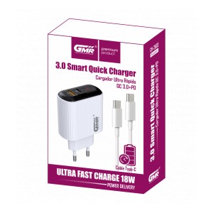 CARGADOR GMR TIPO C 18W
