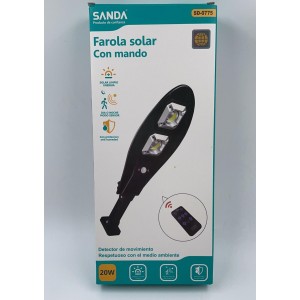 LUCES DE EXTERIOR LAMPARA SOLAR DE PARED SANDA
