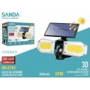 LUCES DE EXTERIOR LAMPARA SOLAR DE PARED SD-0783