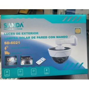 LAMPARA SOLAR DE PARED CON MANDO SANDA SD-6021