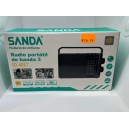 Radio portatil de banda 3sd-4017