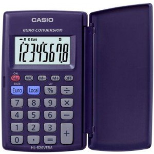 CALCULADORA CASIO DE BOLSILLO HL-820VERA