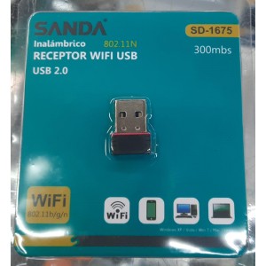 RECEPTOR WIFI USB SD-1675