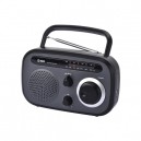 ELCO PD-987 Negro-Blanco - Radio Portátil Analógica