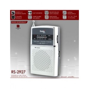 Radio sami 2bandas bolsillo vertical RS-2927-