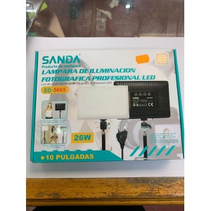 Lampara de iluminaci&oacute;n fotogr&aacute;fica profesional led sanda sd-5665