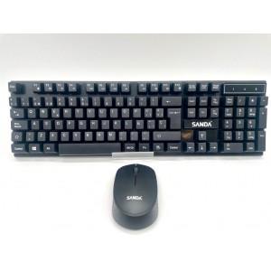 TECLADO CON RATON PARA ORDENADOR INALAMBRICO SANDA sd-3748