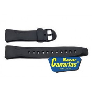 Genuine Casio Replacement Band For WVA104HA Watch - Black Factory Original Strap